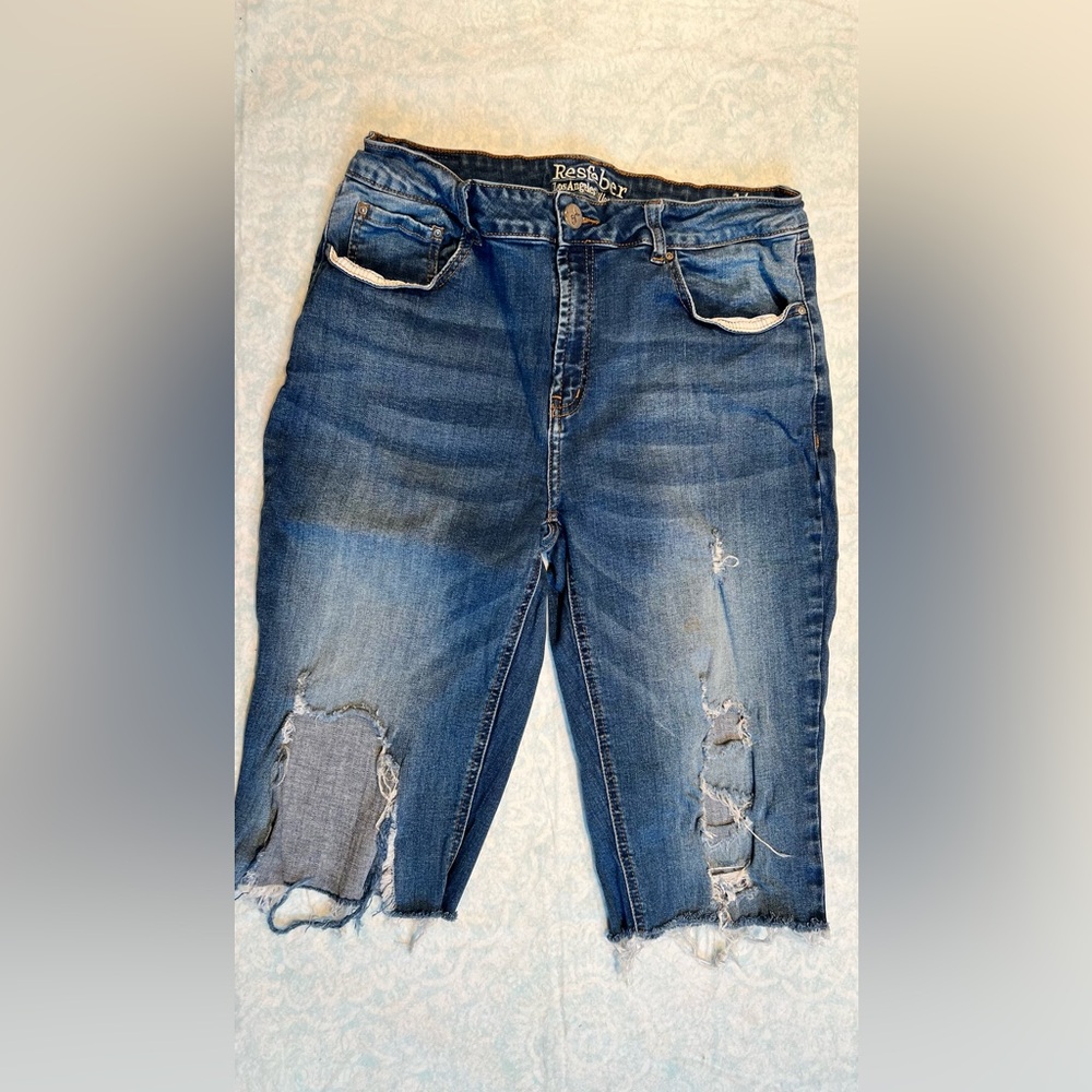 Resfeber lost Angeles collection boyfriend distressed  size 14